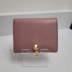 Fendi Pink Leather Wallet